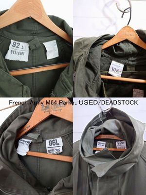 M６４ Parka(M６４パーカー）French Army 86L.92C.92L.108C.